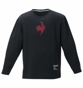 大きいサイズ メンズ LE COQ SPORTIF プラクティス 長袖 Tシャツ ブラック 1278-3315-2 3L 4L 5L 6L