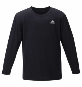 大きいサイズ メンズ adidas コンプレッション ロングスリーブ シャツ ブラック 1249-3340-1 3L 4L 5L 6L 8L