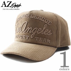 大きいサイズ メンズ AZ DEUX コーデュロイ 刺繍 キャップ 帽子 3681-732z