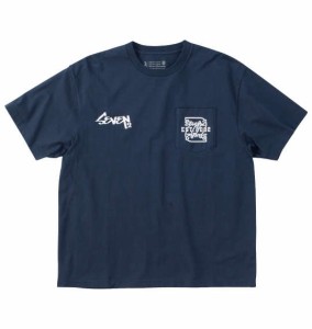 大きいサイズ メンズ SEVEN2 天竺 半袖 Tシャツ ネイビー 1268-4210-2 3L 4L 5L 6L 8L