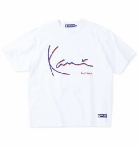 大きいサイズ メンズ KARL KANI 天竺 半袖 Tシャツ ホワイト 1278-4550-1 3L 4L 5L 6L 8L