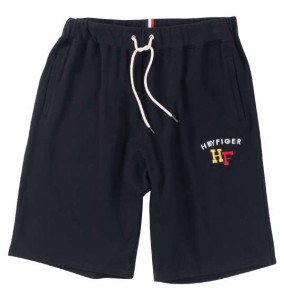 大きいサイズ メンズ H by FIGER 裏毛 スウェット ハーフパンツ ブラック 1264-4200-2 3L 4L 5L 6L 8L