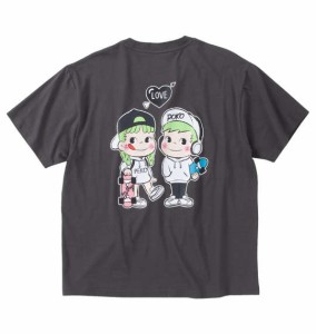 大きいサイズ メンズ PeKo&PoKo 天竺ポケット付 半袖 Tシャツ チャコール 1278-4265-2 3L 4L 5L 6L 8L