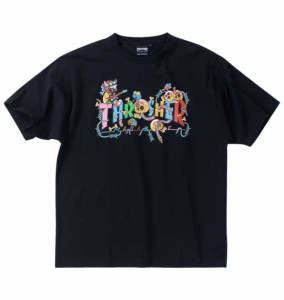 大きいサイズ メンズ THRASHER devil's Music 半袖 Tシャツ ブラック 1278-4564-2 3L 4L 5L 6L 8L