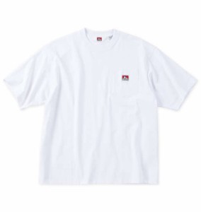 大きいサイズ メンズ BEN DAVIS BEN'Sポケット付 半袖 Tシャツ ホワイト 1278-4570-1 3L 4L 5L 6L