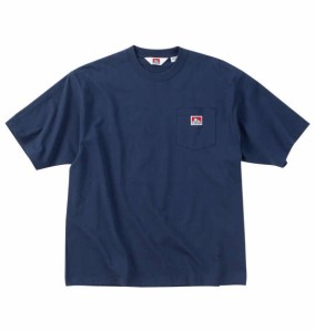 大きいサイズ メンズ BEN DAVIS BEN'Sポケット付 半袖 Tシャツ ネイビー 1278-4570-4 3L 4L 5L 6L