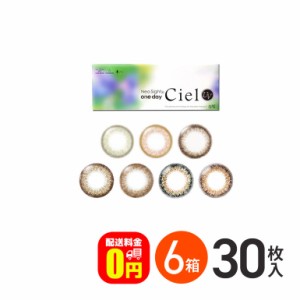 全品ポイント5％UP！16日23:59迄◇《送料無料》ネオサイトワンデーシエルUV 30枚入り 6箱 1day 度あり度なし カラコン