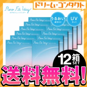 ◇《送料無料》エアロフィットワンデー 12箱セット 1日使い捨て シリコーン コンタクトレンズ 1day ワンデー コンタクト