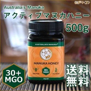 ★ 全品ポイント5％UP！3日23:59迄◇《送料無料》アクティブ マヌカハニー MGO30+ 500g 1個 健康 蜂蜜 はちみつ