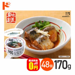 ★ ◇《送料無料》いわし味噌煮 缶詰 170g 48個