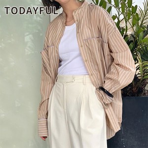 Todayful ストライプ シャツ ドレスの通販 Au Pay マーケット