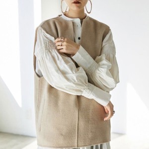 TODAYFUL 2022prefall受注会 トゥデイフル 8月中旬〜9月上旬頃予約 Keyneck Wool Vest キーネックウールベスト レディース トップス ベス
