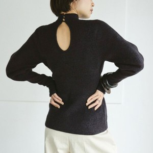 TODAYFUL 2022fall.winter トゥデイフル 10月下旬〜11月中旬予約 Puffsleeve Peplum Knit パフスリーブペプラムニット レディース トップ