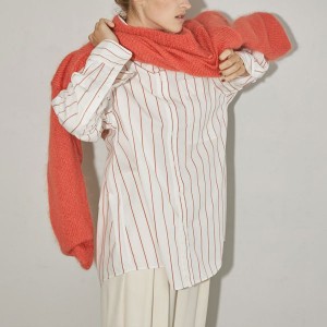 TODAYFUL 2022fall.winter トゥデイフル 1月中旬〜2月上旬予約 Stripe Over Shirts ストライプオーバーシャツ レディース トップス シャ