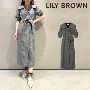 LILY BROWN ダブルブレストトレンチワンピース