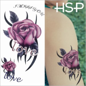 HSP ハロウィン 【￥596】タトゥーシール Loveローズ【Halloween TATTOO 】