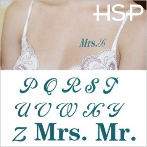 ハロウィン 【￥540】タトゥーシール 2枚セット Mrs. ＆ Mr.【Halloween TATTOO 】