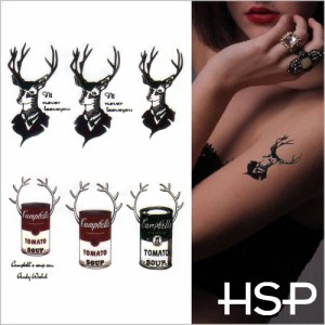 HSP ハロウィン 【￥626】タトゥーシール ディアデザイン 【Halloween TATTOO 】