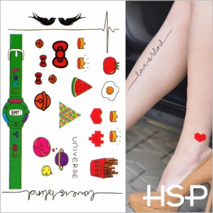 HSP ハロウィン 【¥626】タトゥーシール バラエティデザイン 2 【Halloween TATTOO 】
