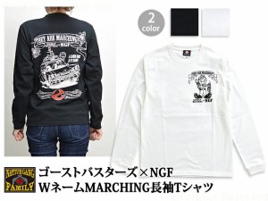 ゴーストバスターズ×NGF WネームMARCHING長袖Tシャツ◆NativeGangFamily/レディース