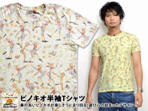 ピノキオ半袖Tシャツ STARSTAR LA0689 スタースター 総柄 カットソー