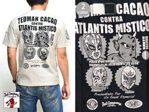 TEDMAN×覆面マニア×CMLLトリプルコラボ半袖Tシャツ TDFM-040 TEDMAN テッドマン アメカジ