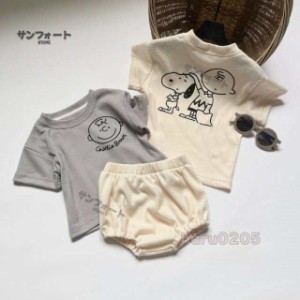 ベビー服 赤ちゃん 上下セット パーカー Tシャツ 半袖 半ズボン 新生児 秋冬 可愛い 男の子 女の子 子供服 内祝い キッズ トップス パン