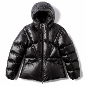 モンクレール MONCLER ダウン レディース ショート Seine ロゴリボン キルティング ダウンジャケット フーデッドジャケット 0931A00052 5