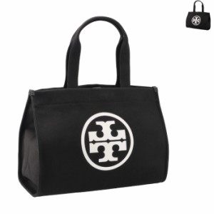 トリーバーチ TORY BURCH トートバッグ ツイル スモール ショルダー キャンバスバッグ 2023年春夏新作 142577 0001