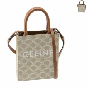 セリーヌ CELINE ショルダーバッグ ミニ バーティカル カバ トリオンフ キャンバス ミニバッグ 19437 2FLT 