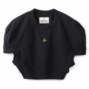 ヴィヴィアン ウエストウッド VIVIENNE WESTWOOD シャツ クロップドトップス ラウンドネック 2024年春夏新作 1G01000A J004A N401