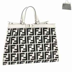 フェンディ FENDI トートバッグ ミディアム エックストート ズッカ柄 キャンバス FFロゴ 8BH374 AJQY 