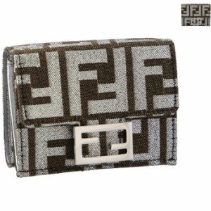 フェンディ FENDI 財布 三つ折り BAGUETTE バゲット FFロゴ ミニ財布 2024年春夏新作 8M0395 APKV 