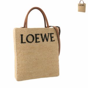 ロエベ LOEWE トートバッグ スタンダード A4 ラフィア かご ショルダー A563R18X02 0049 2165