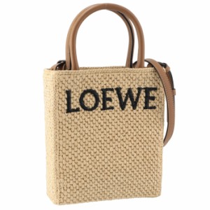 ロエベ LOEWE トートバッグ ミニ スタンダード A5 ラフィア かご ショルダー A563S30X05 0049 2165