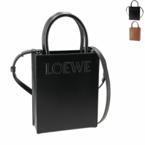 ロエベ LOEWE トートバッグ ミニ スタンダード A5 ロゴ ショルダーバッグ バーティカルトート A933S30X01 0080 