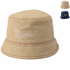 マルニ MARNI バケットハット 刺繍ロゴ 帽子 CLMC0055S1 UTN903 