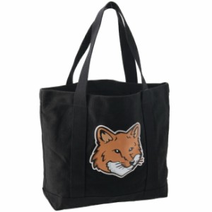 メゾン キツネ MAISON KITSUNE バッグ メンズ FOX HEAD TOTE BAG トートバッグ LW05101WW0050 0001 P199