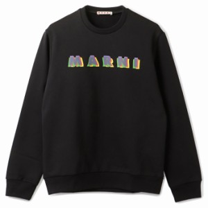 マルニ MARNI 大人もOK キッズ トレーナー RAINBOWロゴ スウェットシャツ 長袖 2024年春夏新作 M01076 M00J6 0M900