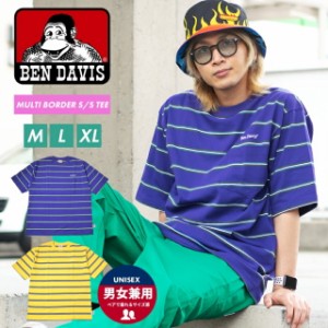 ベンデイビス tシャツ メンズ レディース 半袖 アメカジ ボーダー柄 しましま BEN DAVIS