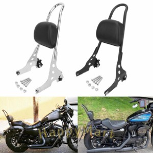 バイクシートバックレスト 背もたれフィットハーレーソフテイル