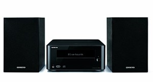 ONKYO X-U6 Bluetoothミニコンポ ブラック X-U6(B) (中古品)