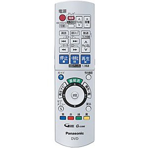 Panasonic ハイビジョンDVDレコーダー用リモコン EUR7658YE0(中古品)