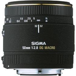 SIGMA 単焦点マクロレンズ MACRO 50mm F2.8 EX DG ニコン用 フルサイズ対応(中古品)