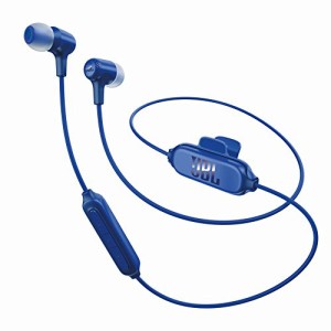 JBL E25BT Bluetoothイヤホン マルチポイント対応/通話可能 ブルー JBLE25B(中古品)