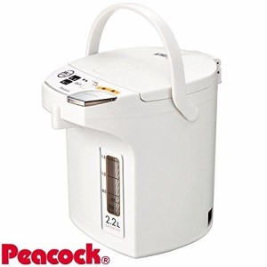 Peacock ピーコック魔法瓶 電動給湯ポット(2.2L) WMJ-22 ホワイト(W)(中古品)