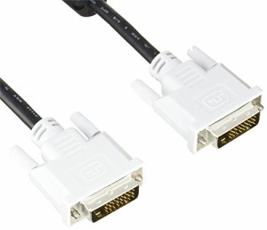 エレコム ディスプレイケーブル DVI-D24pin デュアルリンク デジタル 2m ブ(未使用の新古品)