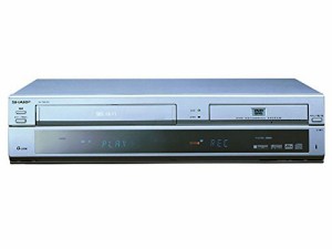 VHSビデオ一体型DVDレコーダー　DV-RW100　シャープ(中古品)