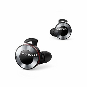 ONKYO W800BT Bluetoothイヤホン 密閉型/フルワイヤレス ブラック W800BTB (中古品)