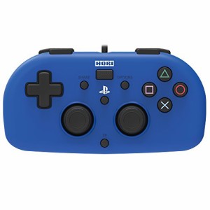 【SONYライセンス商品】ワイヤードコントローラーライト for PS4 ブルー【P(中古品)